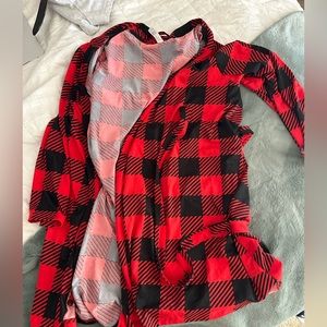 red flannel robe